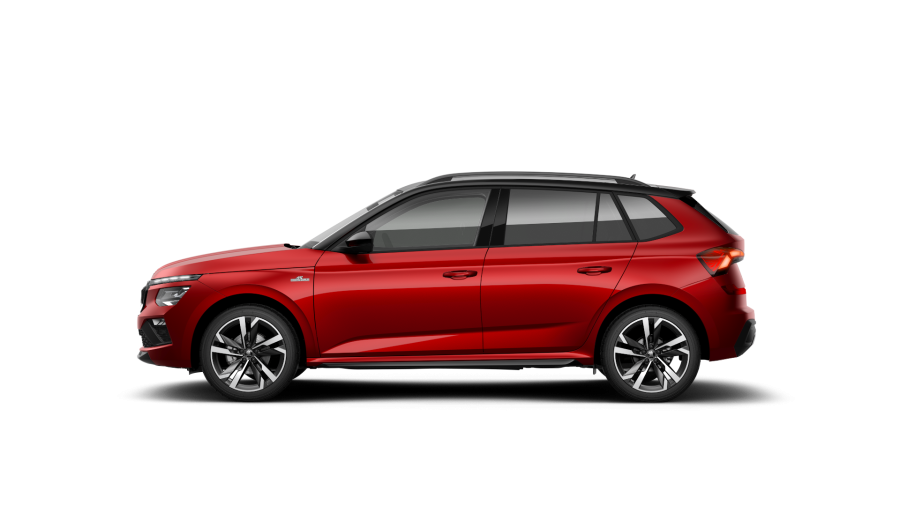 Škoda Kamiq, 1,5 TSI 110 kW 7° automatická DSG, barva červená