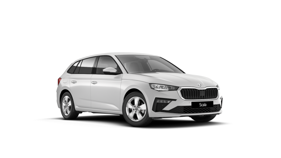 Škoda Scala, 1,5 TSI 110 kW 6-stup. mech., barva bílá
