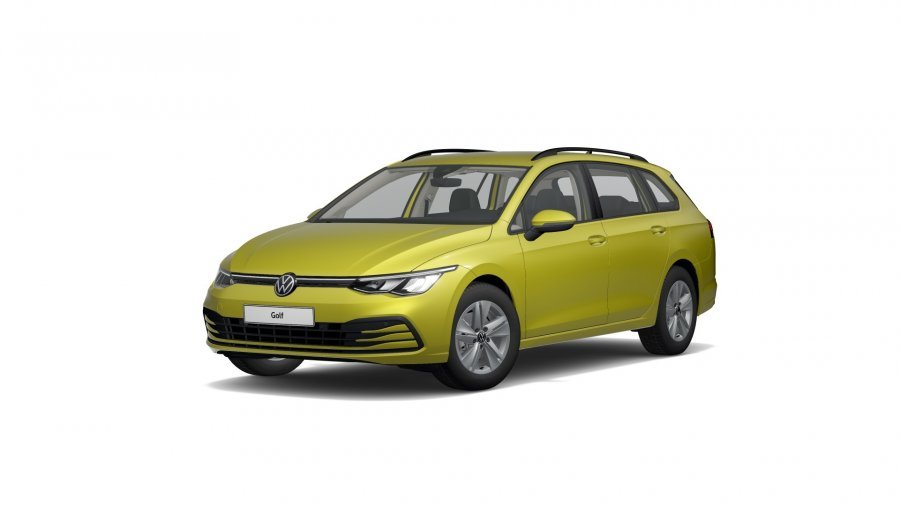 Volkswagen Golf Variant, Golf Variant Life 1,0 TSI 6G, barva žlutá