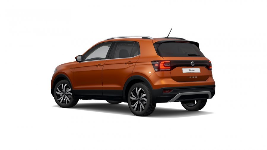 Volkswagen T-Cross, T-Cross Style 1,0 TSI 81 kW 6G, barva oranžová