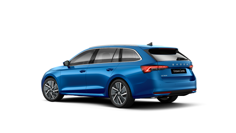 Škoda Octavia, 1,5 TSI m-HEV 110 kW 7° automatická DSG, barva modrá