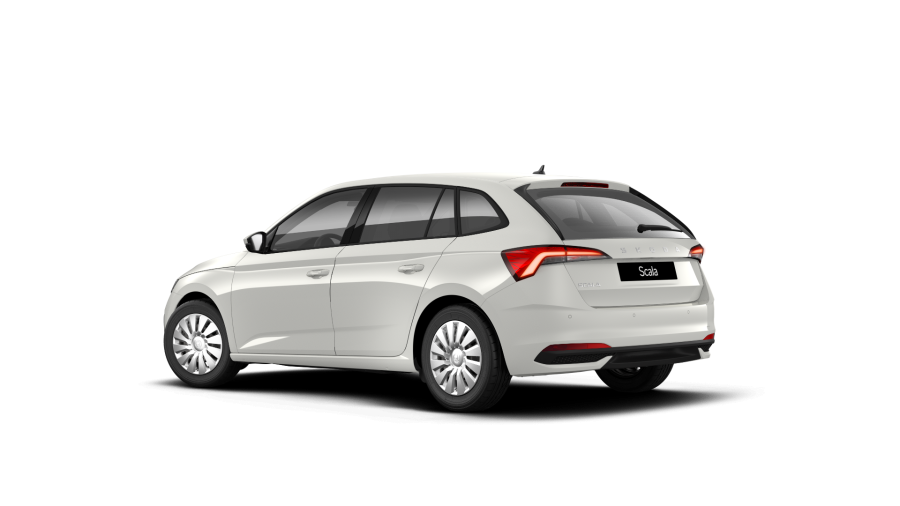 Škoda Scala, 1,0 TSI 70 kW 5° manuální, barva bílá