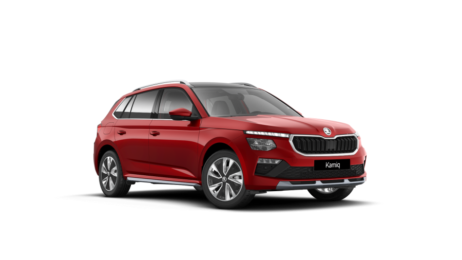 Škoda Kamiq, 1,5 TSI 110 kW 7° automatická DSG, barva červená