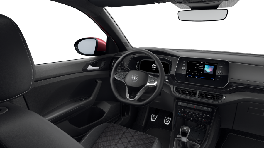 Volkswagen T-Cross, T-Cross R-Line People 1.0 TSI 85 kW 6G, barva červená