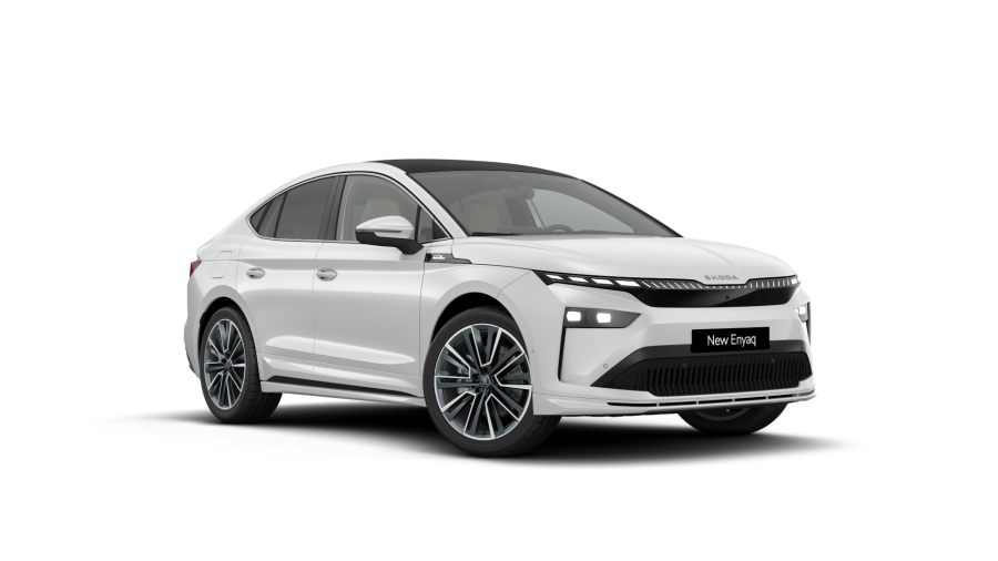 Škoda Enyaq iV, 82 kWh 210 kW 1° automatická 4x4, barva bílá