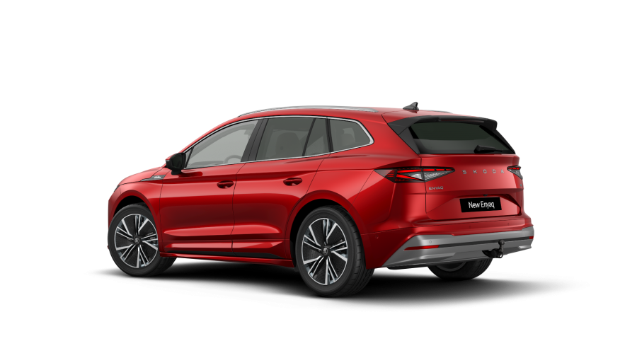Škoda Enyaq iV, 82 kWh 210 kW 1° automatická 4x4, barva červená