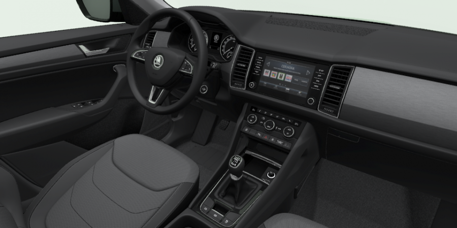 Škoda Kodiaq, 2,0 TDI 110 kW 6-stup. mech. 4x4, barva šedá