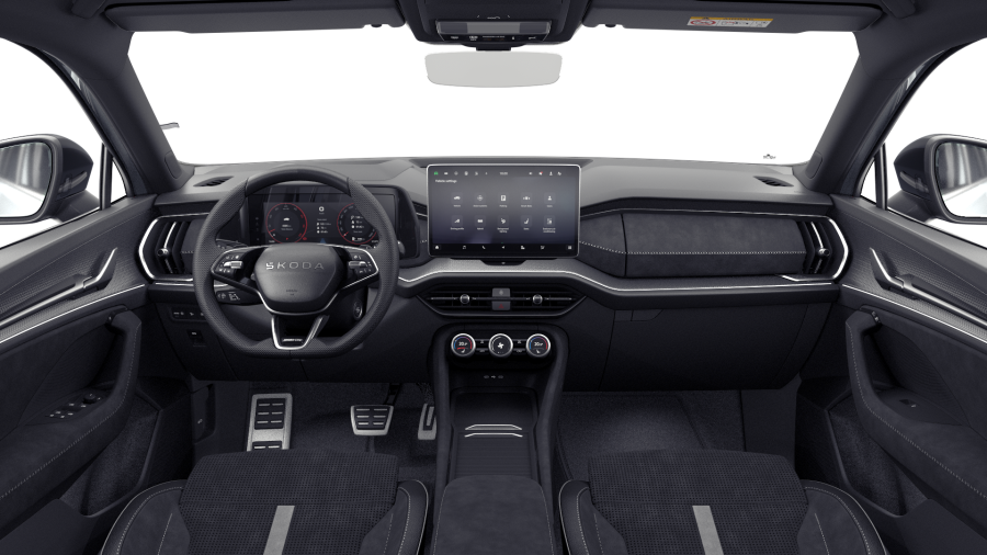 Škoda Kodiaq, 2,0 TDI 142 kW 7° automatická DSG 4x4, barva stříbrná