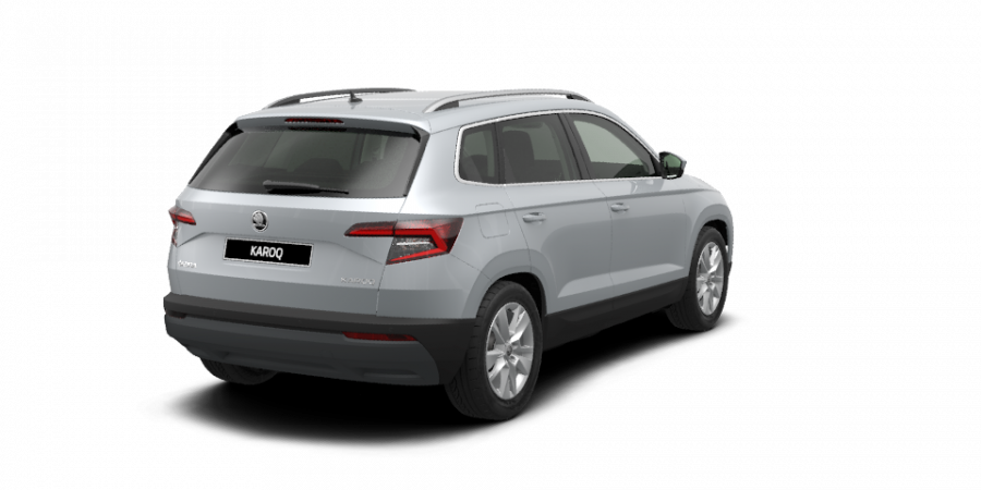 Škoda Karoq, 1,6 TDI 85 kW 7-stup. automat., barva stříbrná