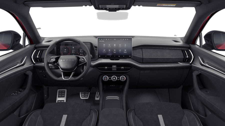 Škoda Kodiaq, 2,0 TDI 110 kW 7° automatická DSG, barva červená