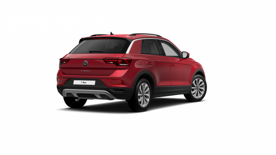 Volkswagen T-Roc, T-Roc Life 1,5 TSI 110 kW 7DSG, barva červená