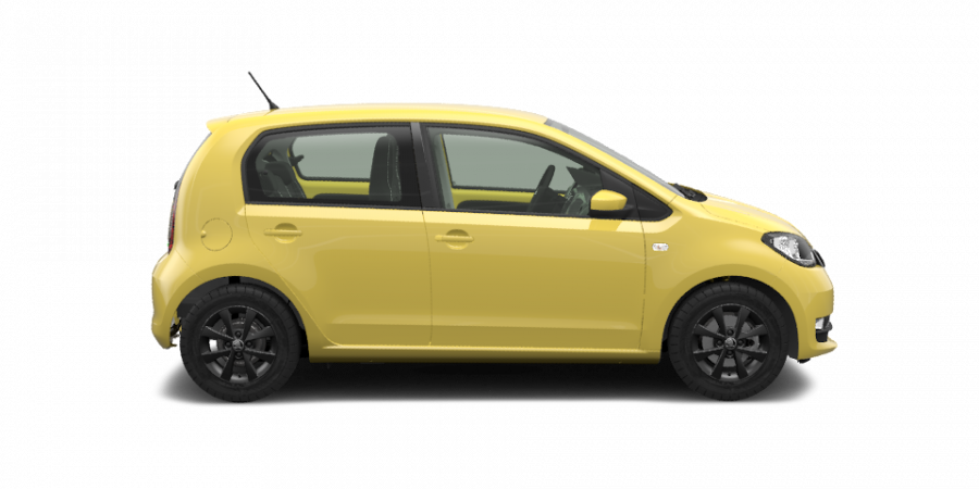 Škoda Citigo, 1,0 MPI 55 kW 5-stup. ASG, barva žlutá
