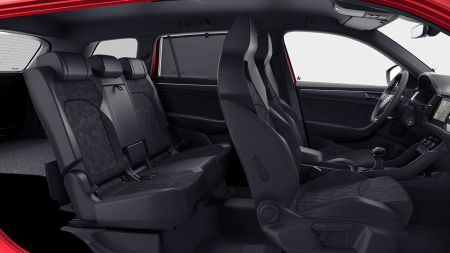 Škoda Kodiaq, 2,0 TDI 147 kW 7-stup. automat. 4x4, barva červená