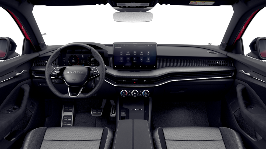 Škoda Superb, 2,0 TDI 142 kW 7-stup. automat. 4x4, barva červená