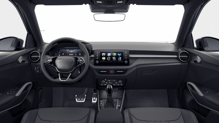 Škoda Fabia, 1,5 TSI 110 kW 7° automatická DSG, barva šedá
