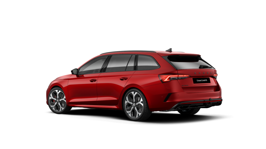 Škoda Octavia, 2,0 TSI 195 kW 7° automatická DSG, barva červená