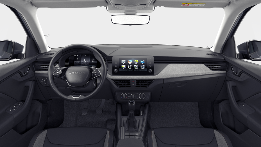 Škoda Scala, 1,0 TSI 70 kW 5° manuální, barva šedá