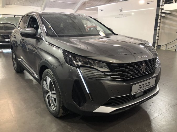 Peugeot 3008, ALLURE PACK 1.5 BlueHDi 130 S&S MAN6 - 1518, barva šedá