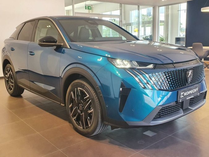 Peugeot 3008, Peugeot 3008 ALLURE Hybrid 136 e-DCS6, barva modrá