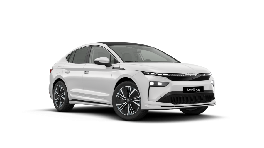 Škoda Enyaq iV, 82 kWh 210,00 kW 1° automatická 4x4, barva bílá