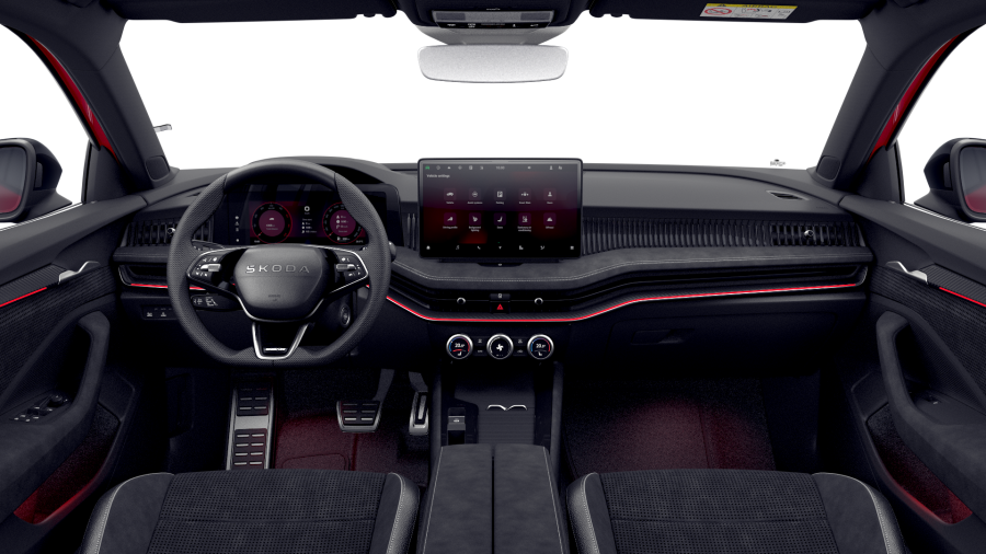 Škoda Superb, 2,0 TDI 110 kW 7° automatická DSG, barva červená