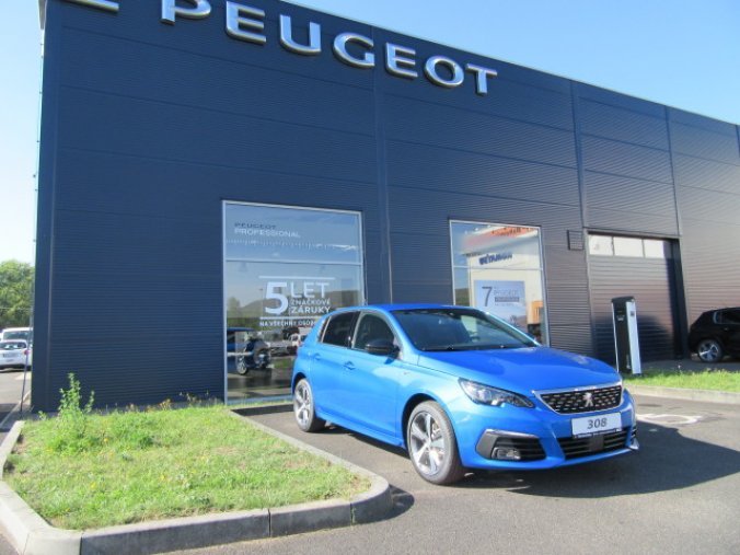 Peugeot 308, GT 1.5 BlueHDi 130k EAT8, barva modrá