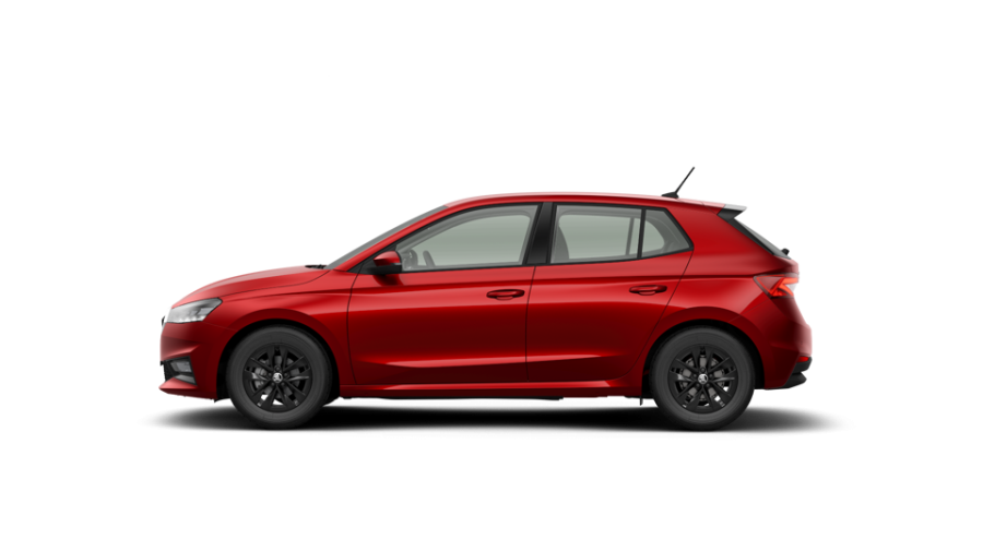 Škoda Fabia, 1,0 TSI 70 kW 5° manuální, barva červená