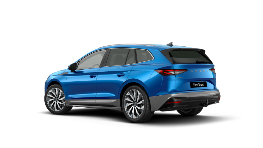Škoda Enyaq iV, 82 kWh 210,00 kW 1° automatická, barva modrá