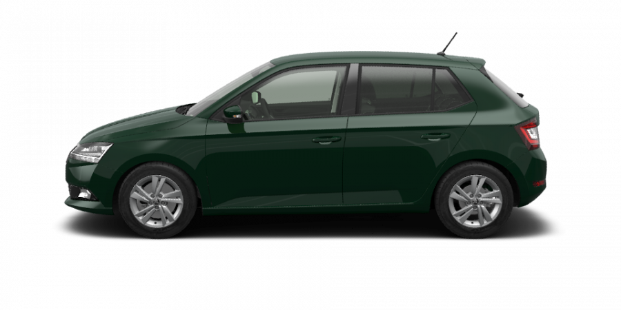 Škoda Fabia, 1,0 TSI 70 kW 5-stup. mech., barva zelená