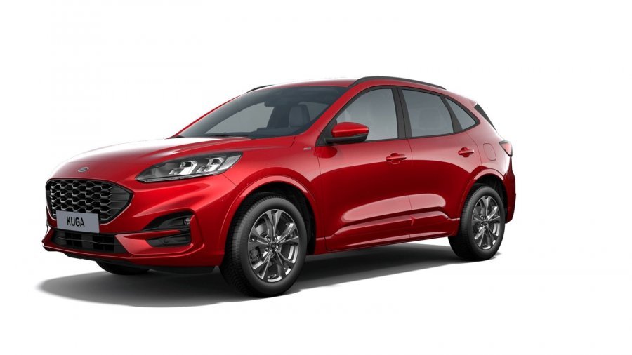 Ford Kuga, ST-Line X, 5dveřová, 1.5 EcoBoost 110 kW/150 k, 6st. manuální, barva červená