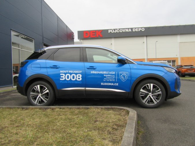 Peugeot 3008, ALLURE PACK Hybrid 225k e-EAT8, barva modrá