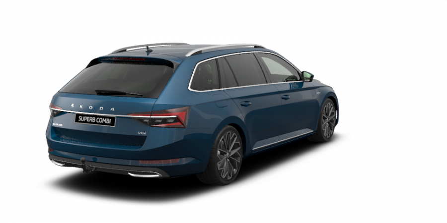 Škoda Superb, 2,0 TDI 147 kW 7-stup. automat. 4x4, barva modrá