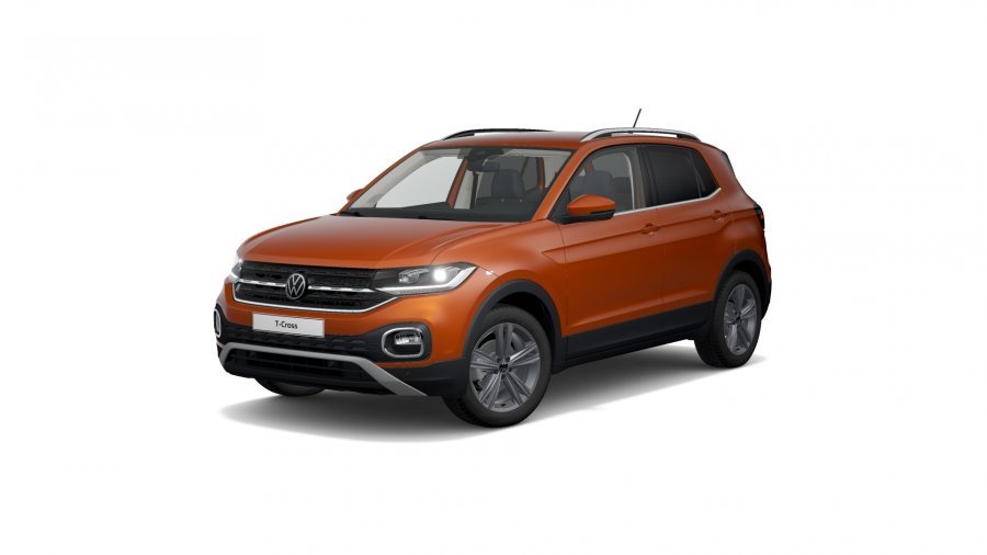 Volkswagen T-Cross, T-Cross Style 1,0 TSI 81 kW 7DSG, barva oranžová