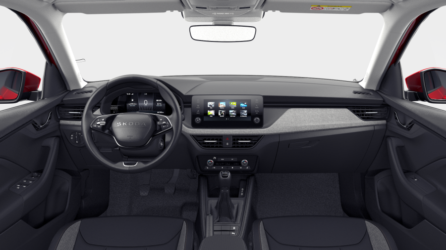 Škoda Scala, 1,0 TSI 85 kW 6° manuální, barva červená