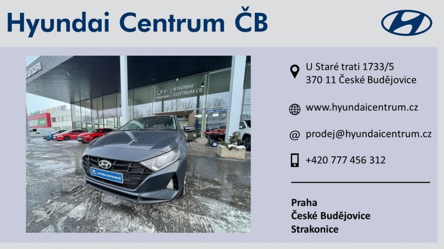 Hyundai i20, 1,2i 62 kW (95 NAT) 5 st. man, barva šedá