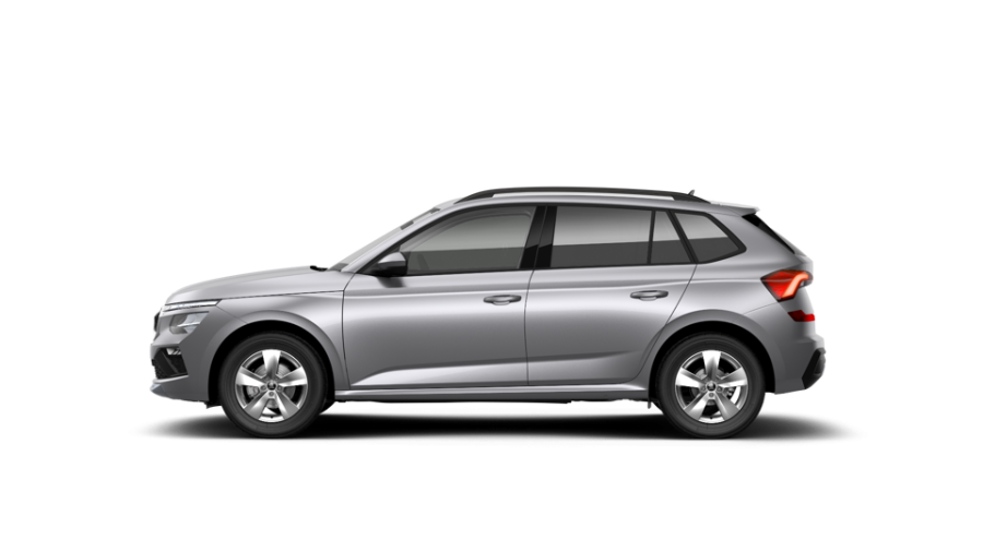 Škoda Kamiq, 1,5 TSI 110 kW 6° manuální, barva stříbrná