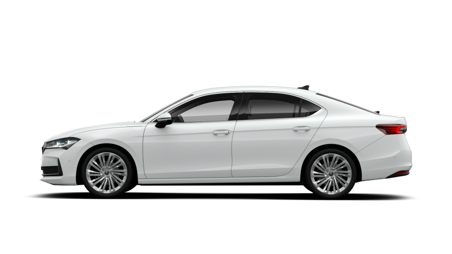 Škoda Superb, 1,5 TSI m-HEV 110 kW 7-stup. automat., barva bílá