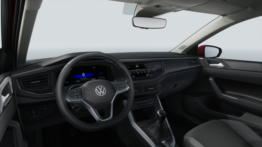 Volkswagen Polo, Polo Life 1,0 TSI 5G, barva červená