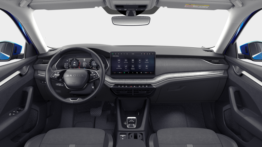 Škoda Octavia, 1,5 TSI Hybrid 110 kW 7° automatická DSG, barva modrá