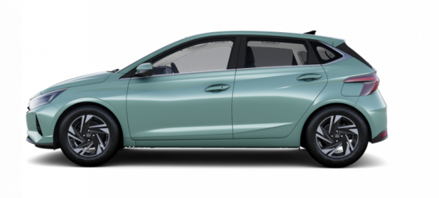 Hyundai i20, 1,0 T-GDI 74 kW (95 NAT) 6 st. man, barva zelená
