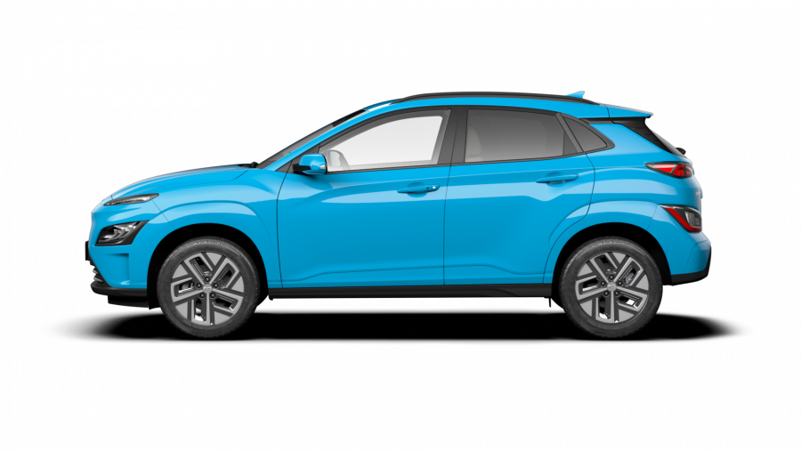 Hyundai Kona, KONA EV 150 kW (elektřina) Stálý redukční převod, barva modrá