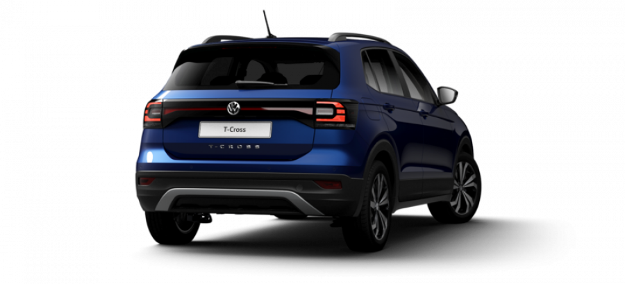 Volkswagen T-Cross, Life 1.0 TSI 85 kW 6G, barva modrá