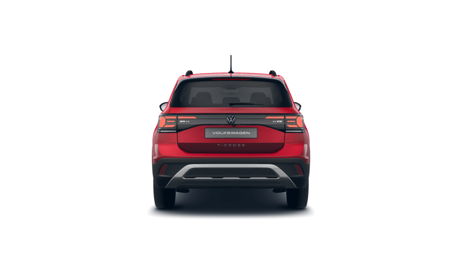 Volkswagen T-Cross, T-Cross People 1.0 TSI 85 kW 7DSG, barva červená