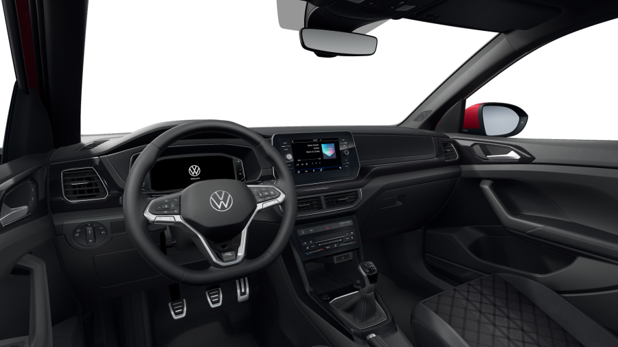 Volkswagen T-Cross, T-Cross R-Line People 1.0 TSI 85 kW 6G, barva červená