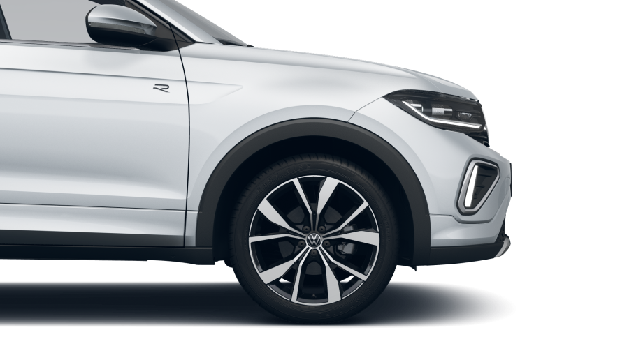 Volkswagen T-Cross, T-Cross R-Line People1.5 TSI 110 kW 7DSG, barva stříbrná