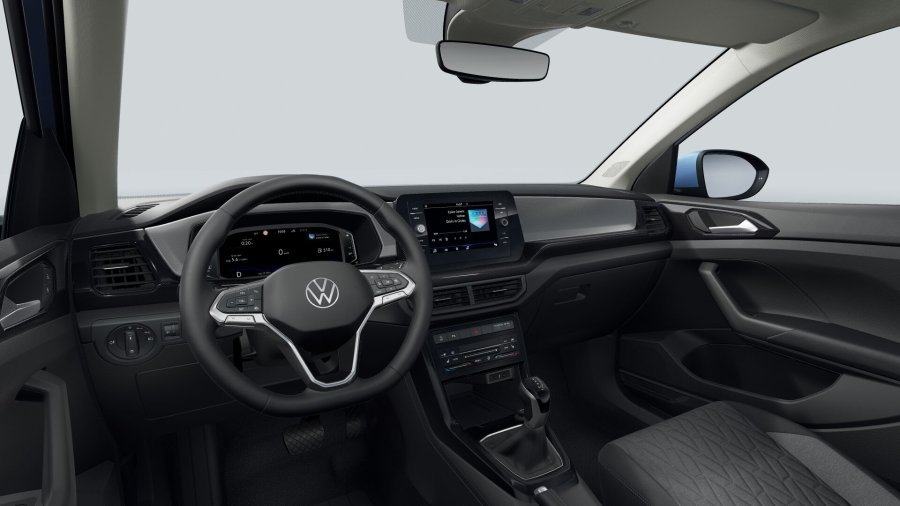 Volkswagen T-Cross, T-Cross People 1.0 TSI 85 kW 7DSG, barva modrá