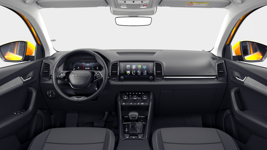 Škoda Karoq, 2,0 TDI 110 kW 7° automatická DSG, barva oranžová