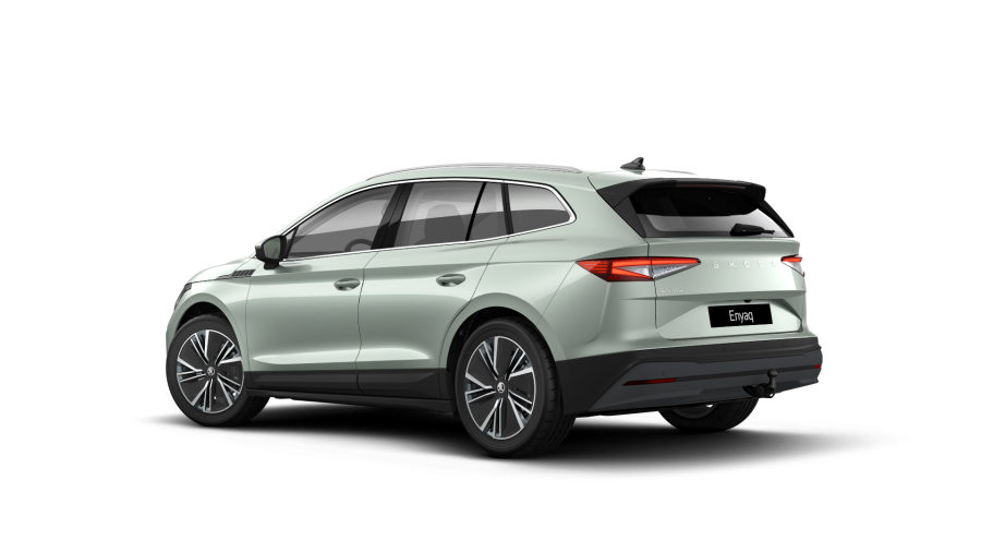 Škoda Enyaq iV, 82 kWh 210,00 kW 1-stup. automat. 4x4, barva stříbrná