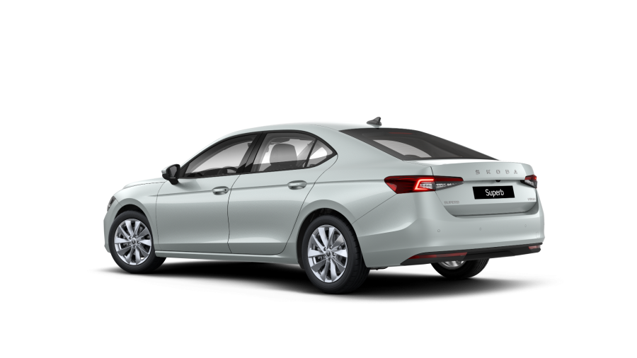 Škoda Superb, 1,5 TSI m-HEV 110 kW 7-stup. automat., barva stříbrná