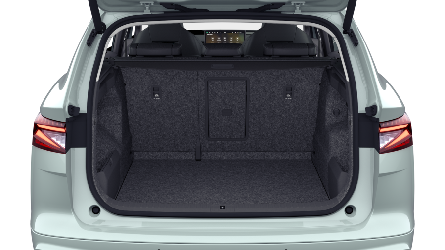 Škoda Enyaq iV, 82 kWh 210,00 kW 1-stup. automat. 4x4, barva stříbrná